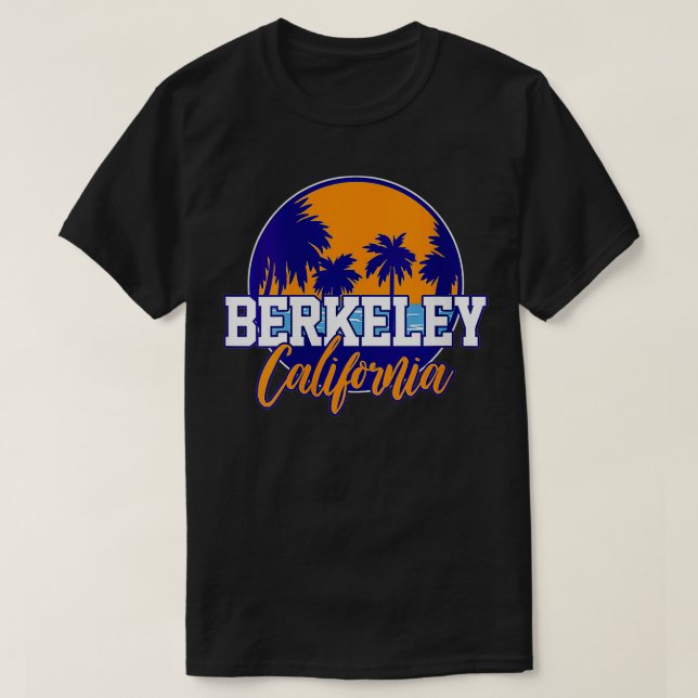 Camiseta Mulheres Berkeley California VNeck (Frente do Design)