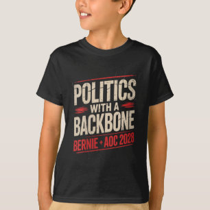 Camiseta Mulheres Bernie Sanders E Aoc 2028 Para O Presiden