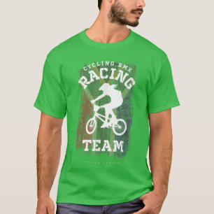 Camiseta Mulheres BMX Bike África do Sul Bandeira Ciclismo 