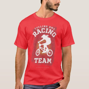 Camiseta Mulheres BMX Bike Quirguistão Bandeira Ciclismo Ra