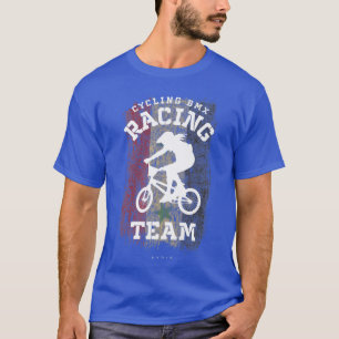 Camiseta Mulheres BMX Bike Síria Bandeira Ciclismo B