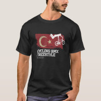 Mulheres BMX Freestyle Bike Turkey Flag Cycling BM