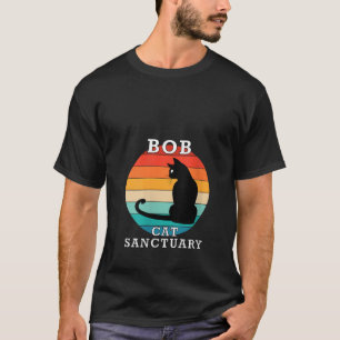Camiseta Mulheres Bob Cat Sanctuary Group Family Nome da Re
