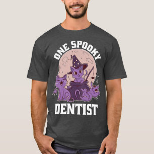 Camiseta Mulheres bonitinhas Dentista no Halloween Premium