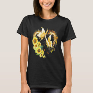 Camiseta Mulheres Borboleta Fé Esperança Amor