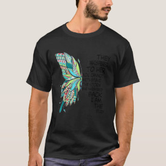 Camiseta Mulheres Borboleta Hippie Floral Hippy Eu Sou A Te