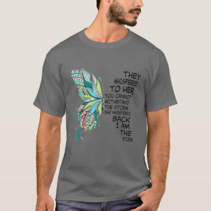 Camiseta Mulheres Borboleta Hippie Floral Hippy Eu Sou A Te