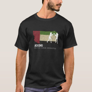 Camiseta Mulheres Boxando Emirados Árabes Unidos Combatem C