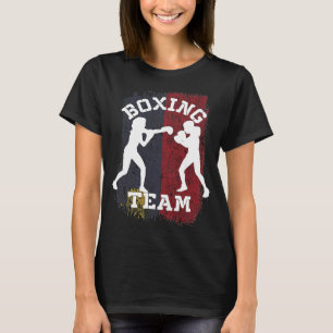Camiseta Mulheres Boxando Listenstaine Combatendo Combatent