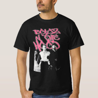 Camiseta Mulheres Boyz no topo da lavagem mineral de madeir