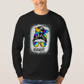 Camiseta Mulheres Branqueadas Gigi Life Messaging Hair Bun
