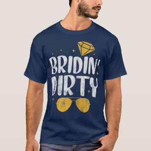 Camiseta Mulheres Bridin'suja Bride Bridesmaid Bridal Bache
