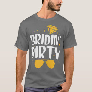 Camiseta Mulheres Bridin'suja Bride Bridesmaid Bridal Bache
