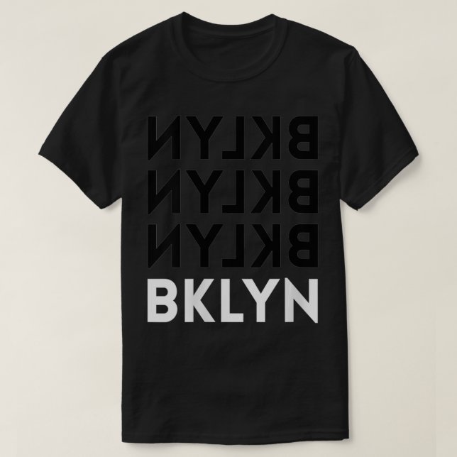 Camiseta Mulheres Brooklyn presentes (três brancos negros)  (Frente do Design)
