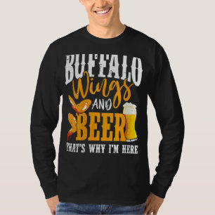 Camiseta Mulheres Buffalo Wings Fried Chicken Hot Wing Sauc
