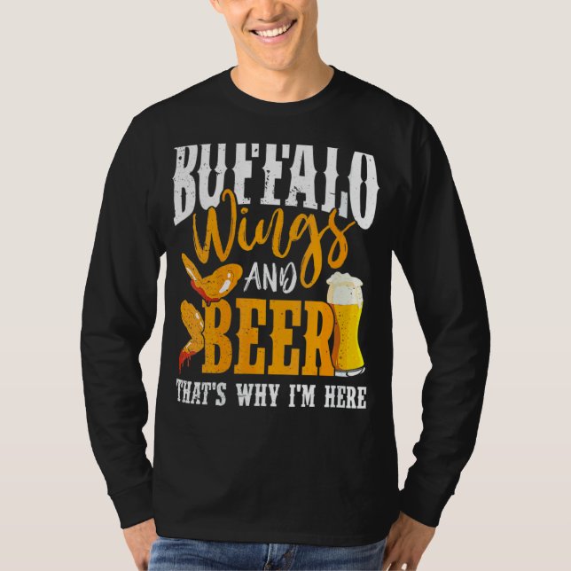 Camiseta Mulheres Buffalo Wings Fried Chicken Hot Wing Sauc (Frente)