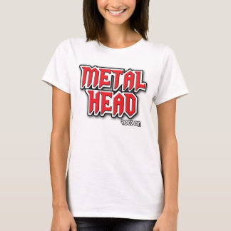 Camiseta MULHERES - cabeça do metal