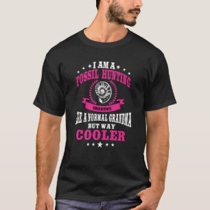 Camiseta Mulheres caçadoras de fósseis caçadoras de vovó