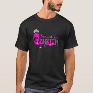 Camiseta Mulheres Camperholas Rainha Camping Rainha com Cor