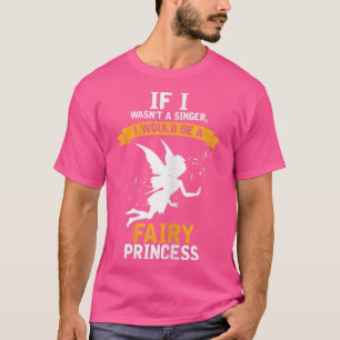 Camiseta Mulheres Cantando Fada Princesa Karaoke Música Mus
