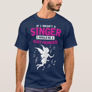 Camiseta Mulheres Cantando Fada Princesa Karaoke Música Mus
