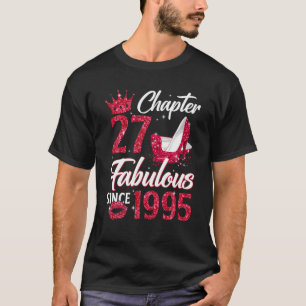 Camiseta Mulheres Capítulo 27 Fabuloso Desde 1995 27º Anive