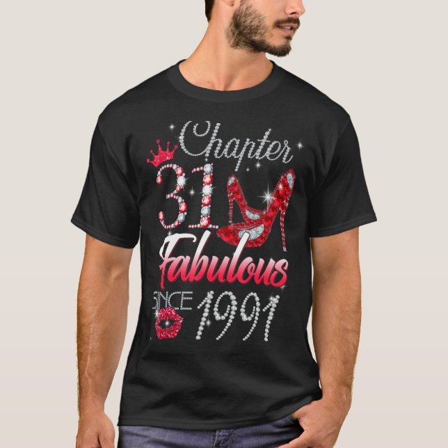 Camiseta Mulheres Capítulo 31 Fabuloso Desde 1991 31º Anive (Frente)