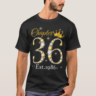 Camiseta Mulheres Capítulo 36 EST 1986 36 anos 36 anos