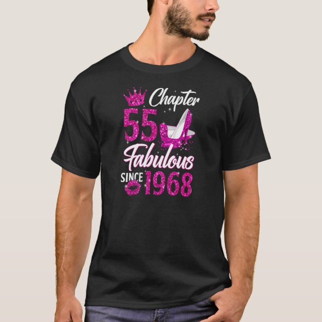 Camiseta Mulheres Capítulo 55 Fabuloso Desde 1968 55º Anive (Frente)