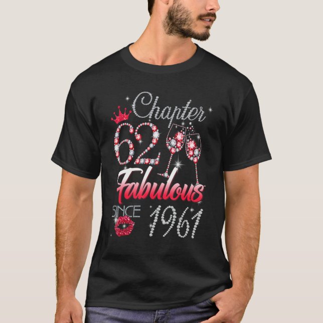 Camiseta Mulheres Capítulo 62 Fabuloso Desde 1961 62º Anive (Frente)