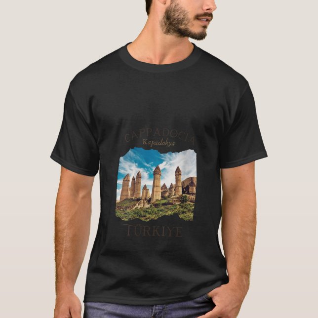 Camiseta Mulheres Cappadocia Kapadokya Turkey Love Valley S (Frente)