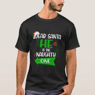 Camiseta Mulheres Caras Papais noeis Ele é o nojento Natal