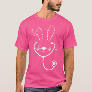 Camiseta Mulheres Cardiologistas Batimento Cardíaco Ekg Méd