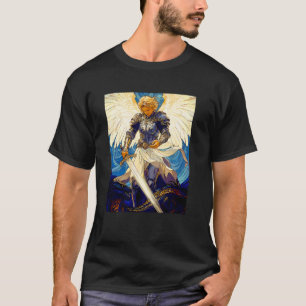 Camiseta Mulheres Católicas Cristãs São Miguel Arcanjo