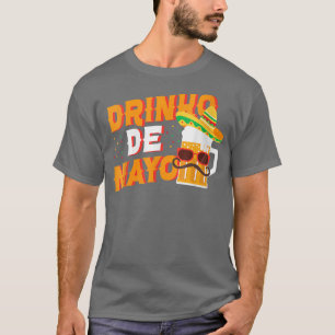 Camiseta Mulheres Cinco De Mayo Beer Sombrero Sunglass Drag