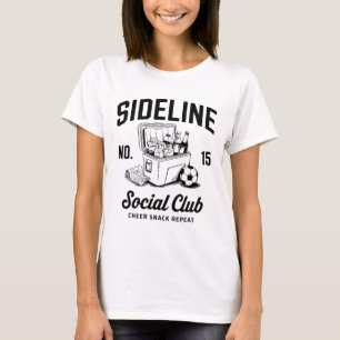 Camiseta Mulheres Clube Social à Margem Dia de Jogo da Mãe
