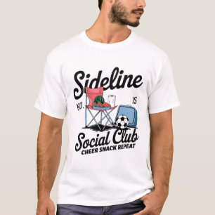 Camiseta Mulheres Clube Social Lateral Mãe de Futebol Dia d