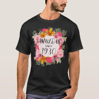 Camiseta Mulheres Com 92 Anos De Idade Fabulosa Desde 1930