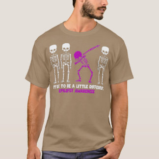Camiseta Mulheres com esqueleto diferente Sensibilização pa