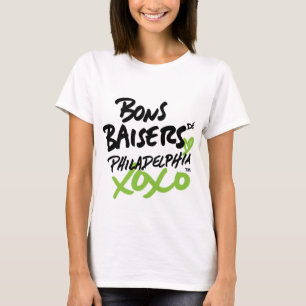Camiseta Mulheres com o Love no t-shirt francês