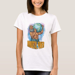 Camiseta Mulheres com poder imortal brancas