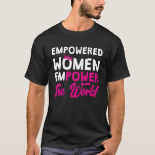 Camiseta Mulheres Com Poderes Capacitam As Mulheres Do Mund
