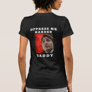 Camiseta Mulheres com Trudeau Face T-Shirt