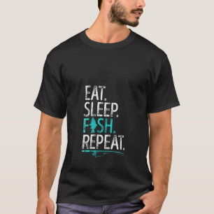 Camiseta Mulheres Comem Dormem Peixe Repetem Homens Mulhere