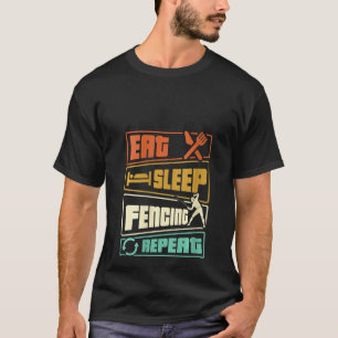 Camiseta Mulheres Comem Esgrima De Sono Repito Escada Saber