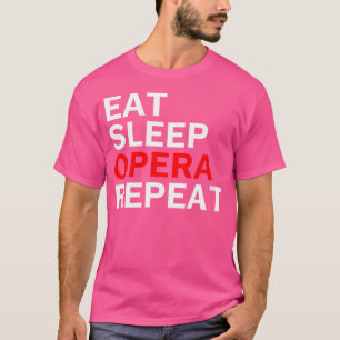 Camiseta Mulheres Comem Ópera De Sono Repito - Cantora Engr