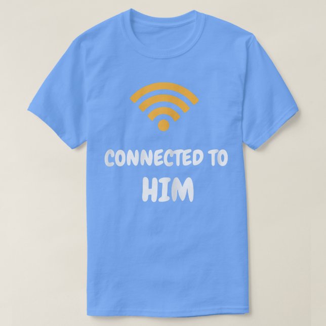 Camiseta Mulheres Conectadas A Ele Conectadas A Sua Cou Eng (Frente do Design)