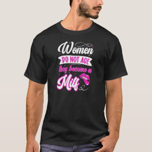 Camiseta Mulheres Confiantes Bestie Maduras Não Envelhecem