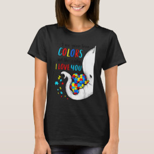 Camiseta Mulheres Conscientização do Autismo Aceitação de C