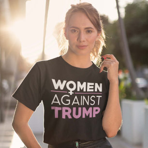 Camiseta Mulheres Contra Trump